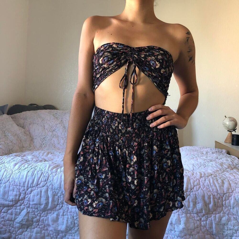 Floral Peekaboo Romper